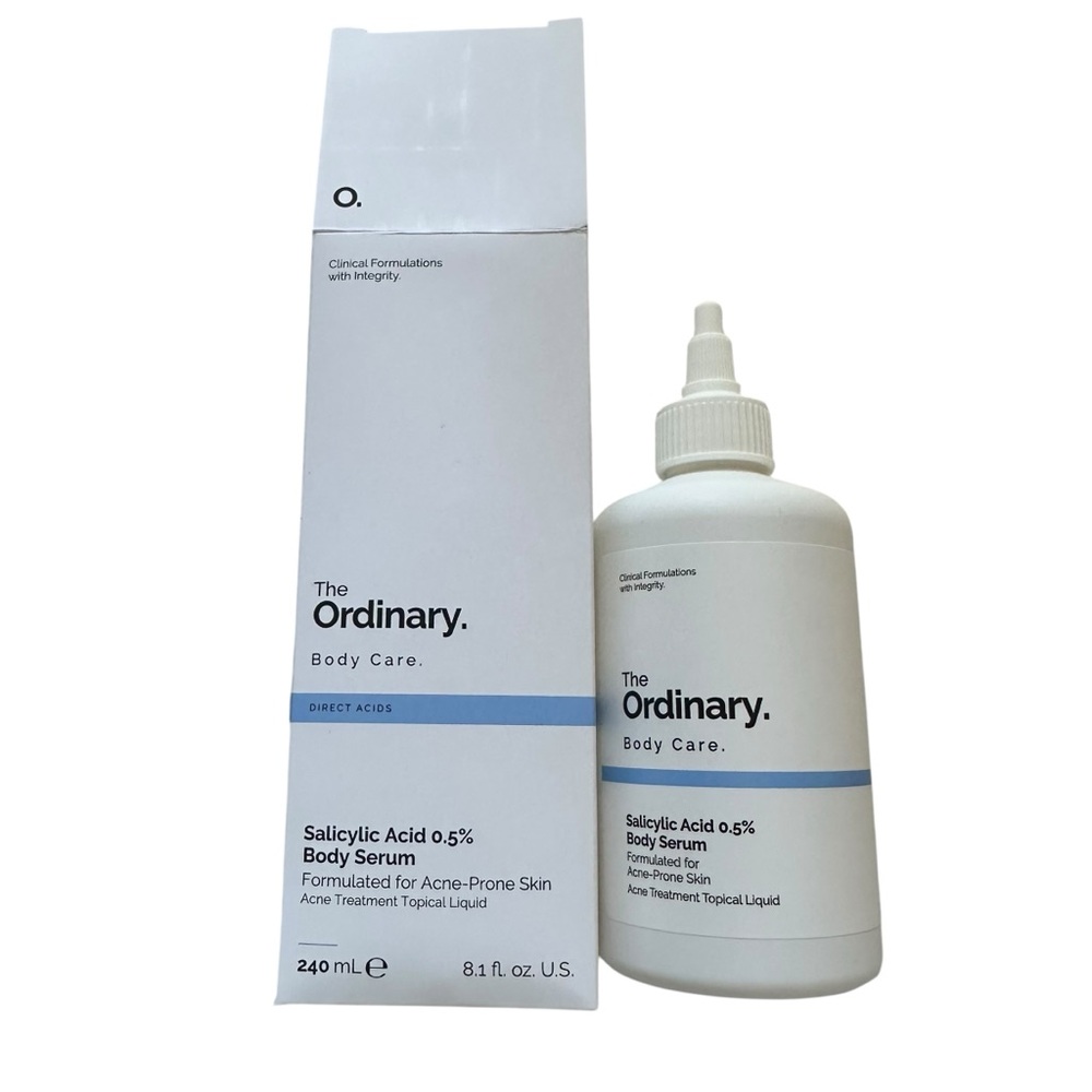 The Ordinary. Salicylic Acid 0.5% Body Serum  8.1oz/240ml NWB Exp: 4/26